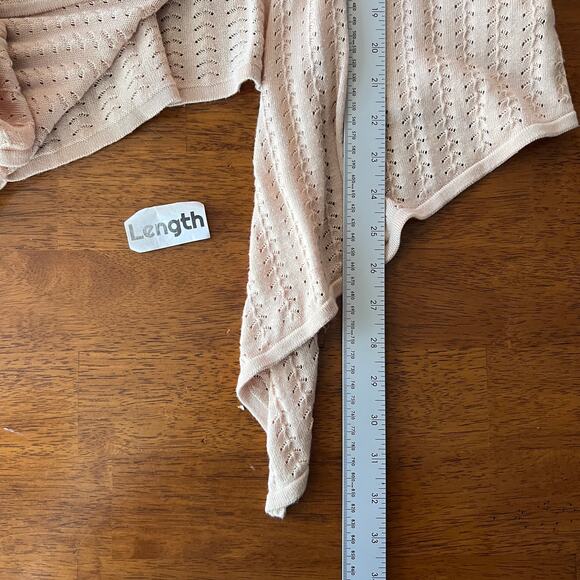 Soft Surroundings Women's XS Inglis‎ Cardigan Sweater Silk Blend Open Waterfall - Picture 11 of 12